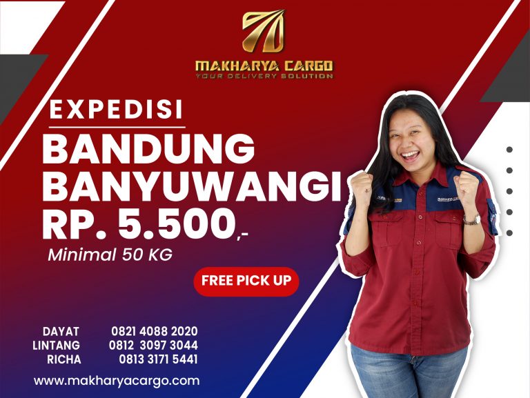 Ekspedisi Bandung Banyuwangi Gratis Jemput Barang 2021