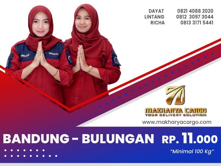 Ekspedisi Bandung Bulungan Gratis Jemput Barang 2021