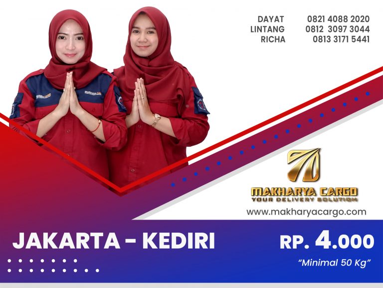 Ekspedisi Jakarta Kediri Gratis Jemput Barang Rp.4000