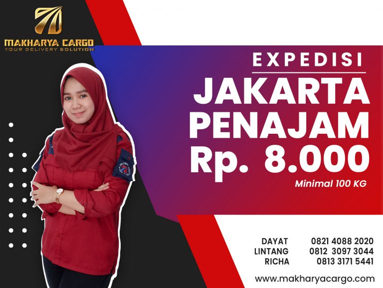 Ekspedisi Jakarta Penajam Gratis Jemput Barang Rp.8000