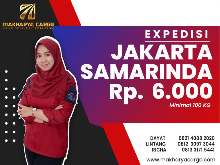 Ekspedisi Jakarta Samarinda Gratis Jemput Barang Rp.6000