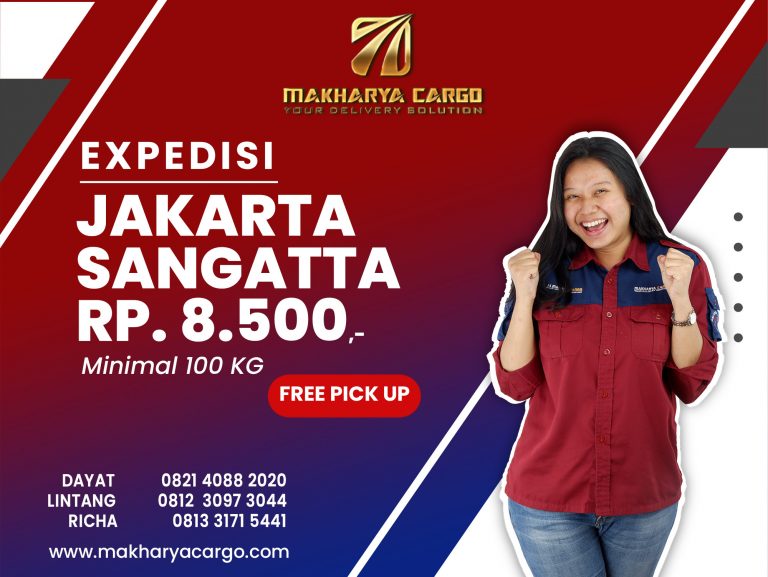 Ekspedisi Jakarta Sangatta Gratis Jemput Barang Rp.8500