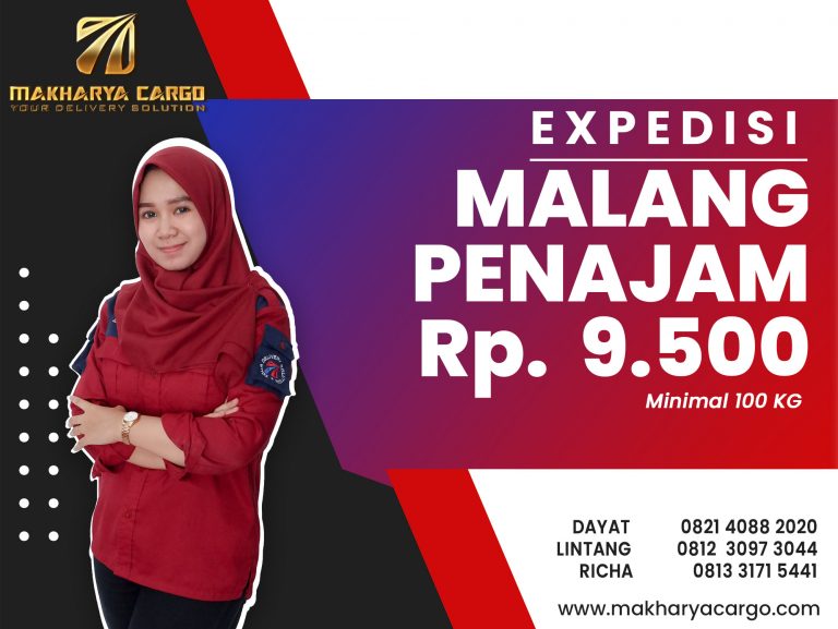 Ekspedisi Malang Penajam Gratis Jemput Barang Rp.9500