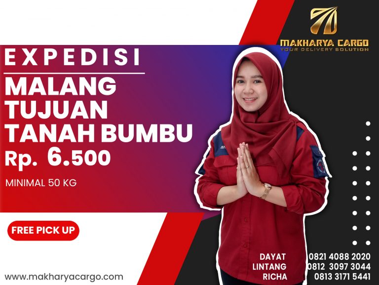Ekspedisi Malang Tanah Bumbu Gratis Jemput Barang Rp6500