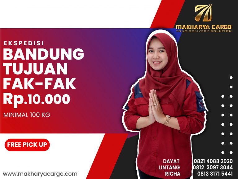 Ekspedisi Bandung FakFAk Ongkir Rp 10.000 Termurah