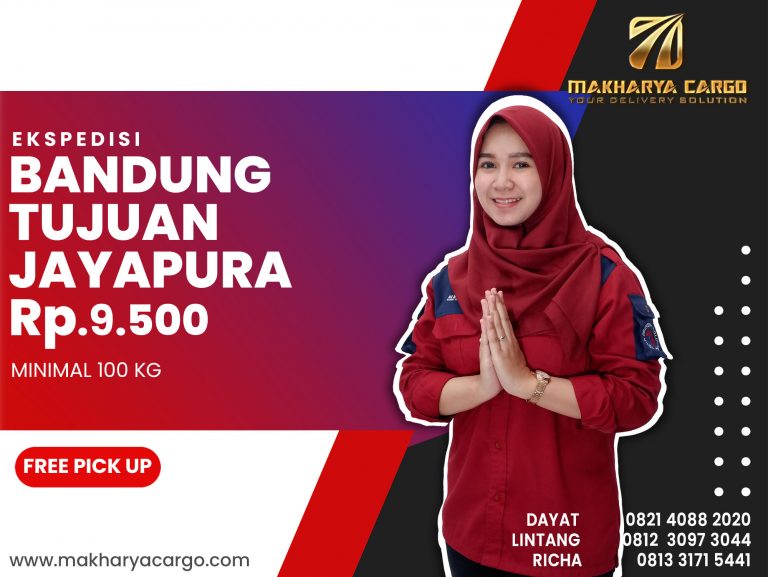 Ekspedisi Bandung Jayapura Ongkir Rp 9.500 Termurah