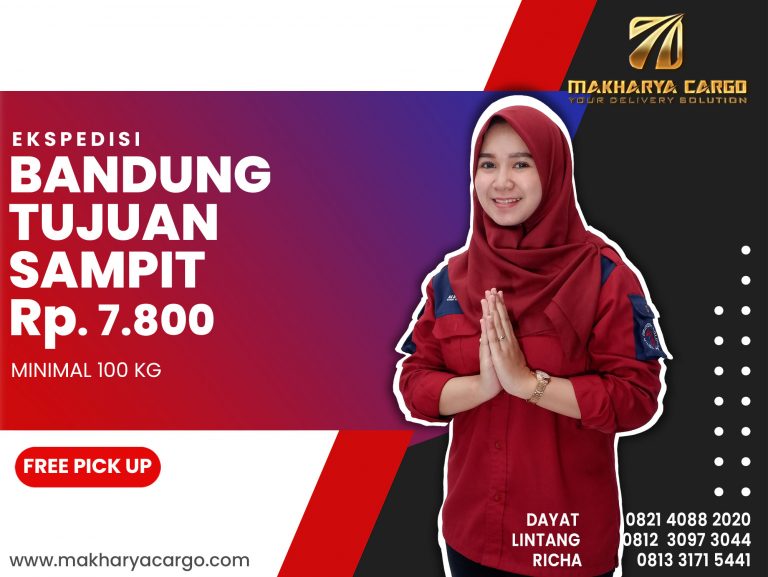 Ekspedisi Bandung Sampit Ongkir Rp 7,800 Termurah