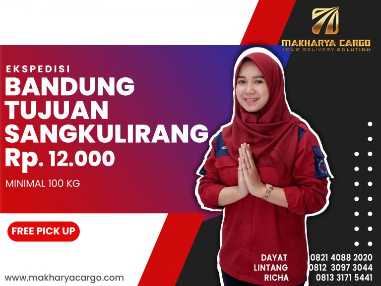 Ekspedisi Bandung Sangkulirang Ongkir Rp 12.000 Termurah