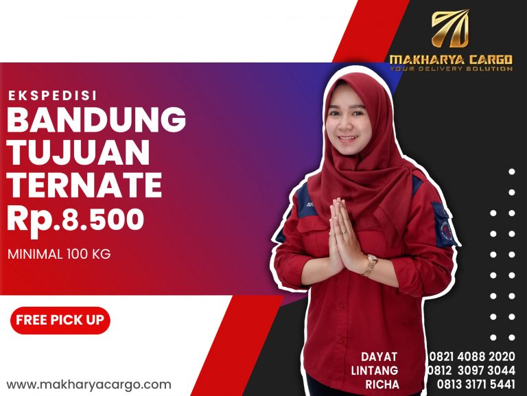 Ekspedisi Bandung Ternate Ongkir Rp 8,500 Termurah