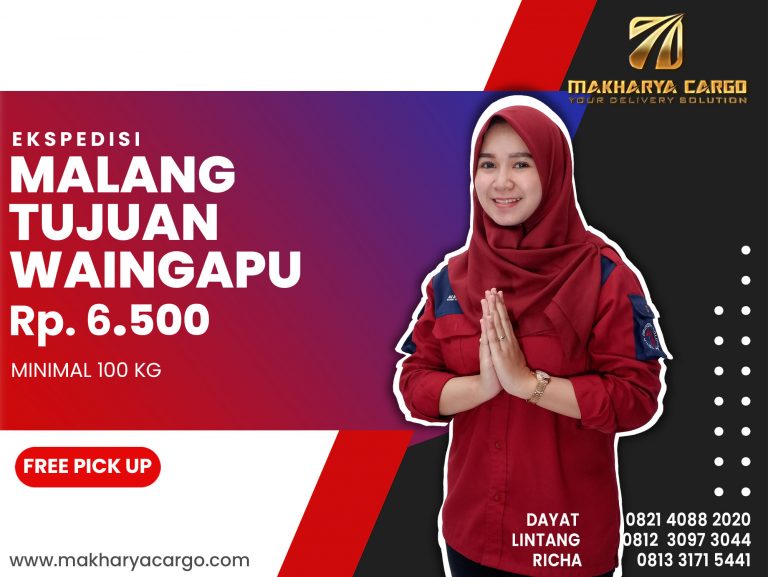 Ekspedisi Malang Waingapu Ongkos Rp 6.500