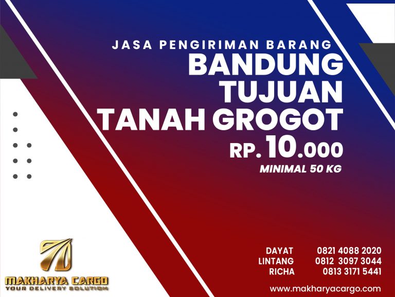 Jasa Pengiriman Bandung Tanah Grogot Gratis Jemput Barang 2021