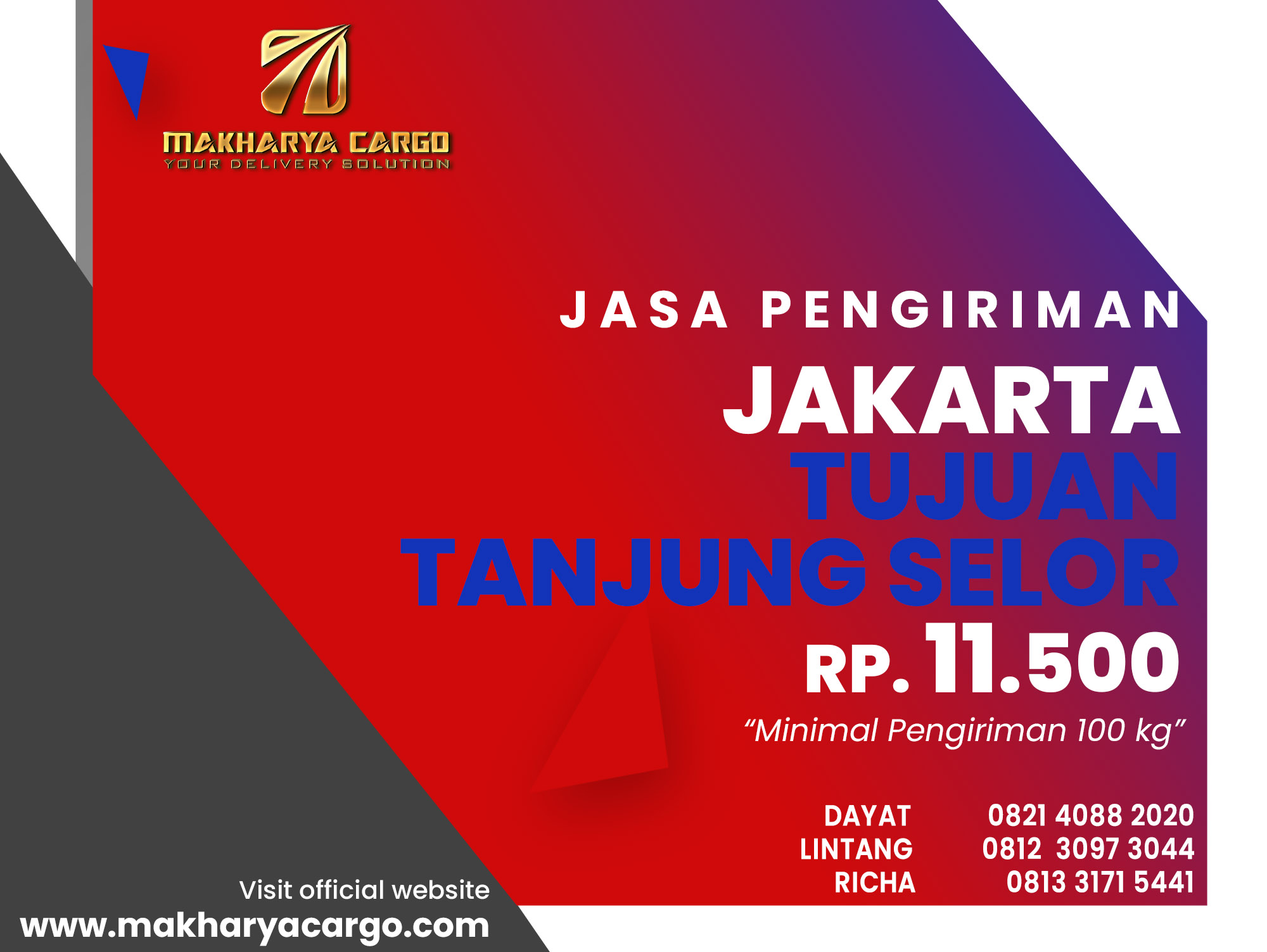 Jasa Pengiriman Jakarta Tanjung Selor