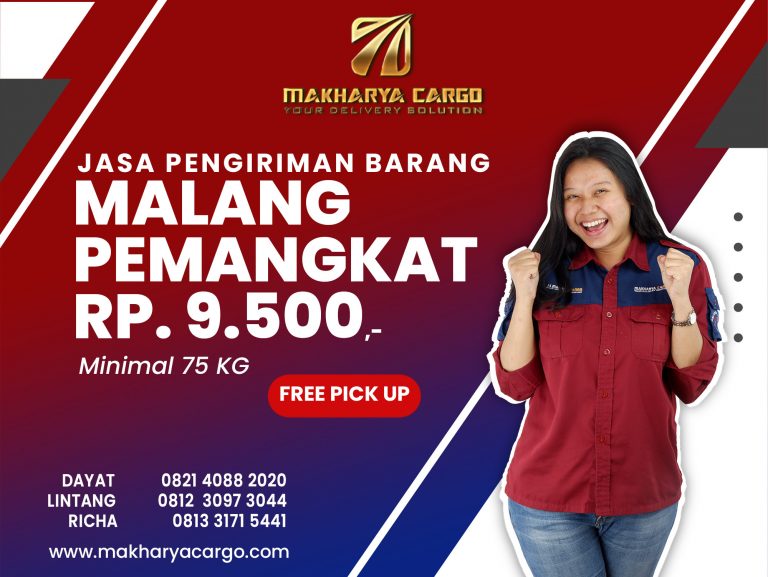 Jasa Pengiriman Barang Malang Pemangkat Free Pick Up 2021