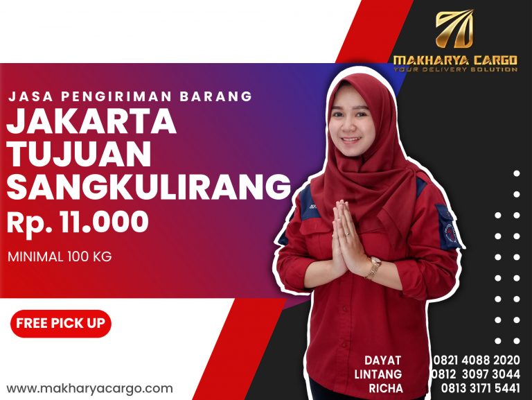 Jasa Pengiriman Jakarta Sangkulirang Ongkir Rp 11.000 Termurah