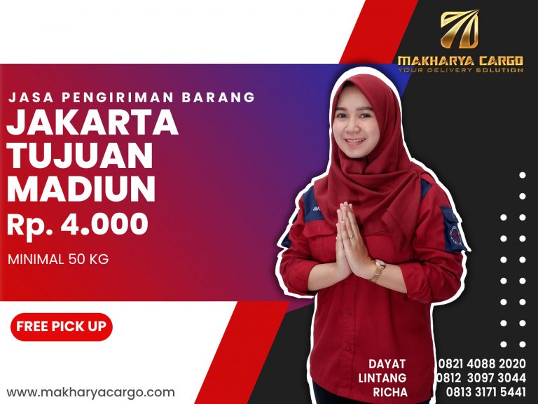 Jasa Pengiriman Barang Jakarta Madiun Ongkir Rp 4.000