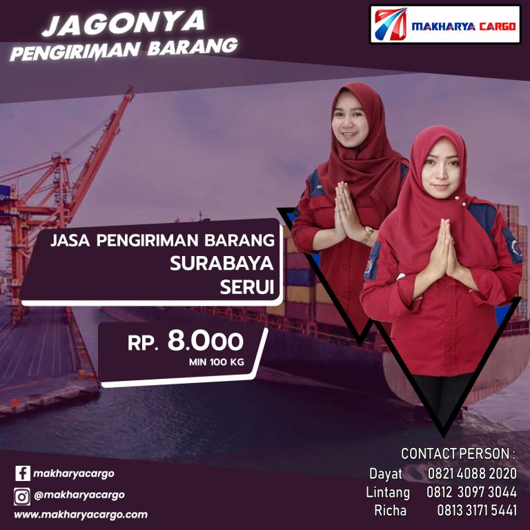 Jasa Pengiriman Barang Surabaya Serui Ongkir Rp 8.000
