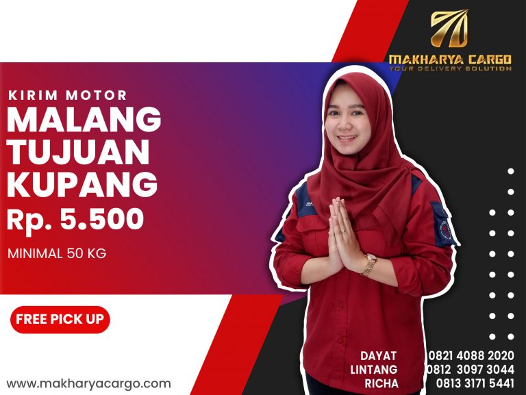 Kirim Motor Malang Kupang Ongkos Rp 5.500