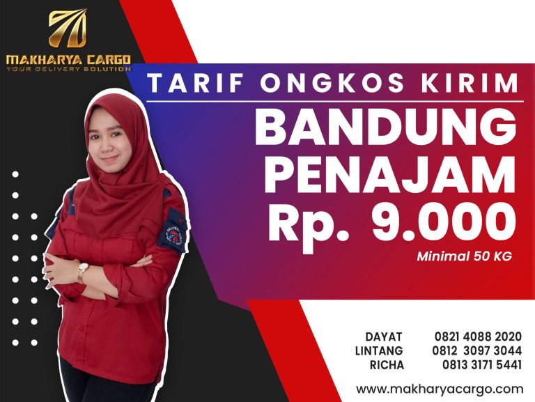 Tarif Ongkos Kirim Bandung Penajam Gratis Jemput Barang 2021