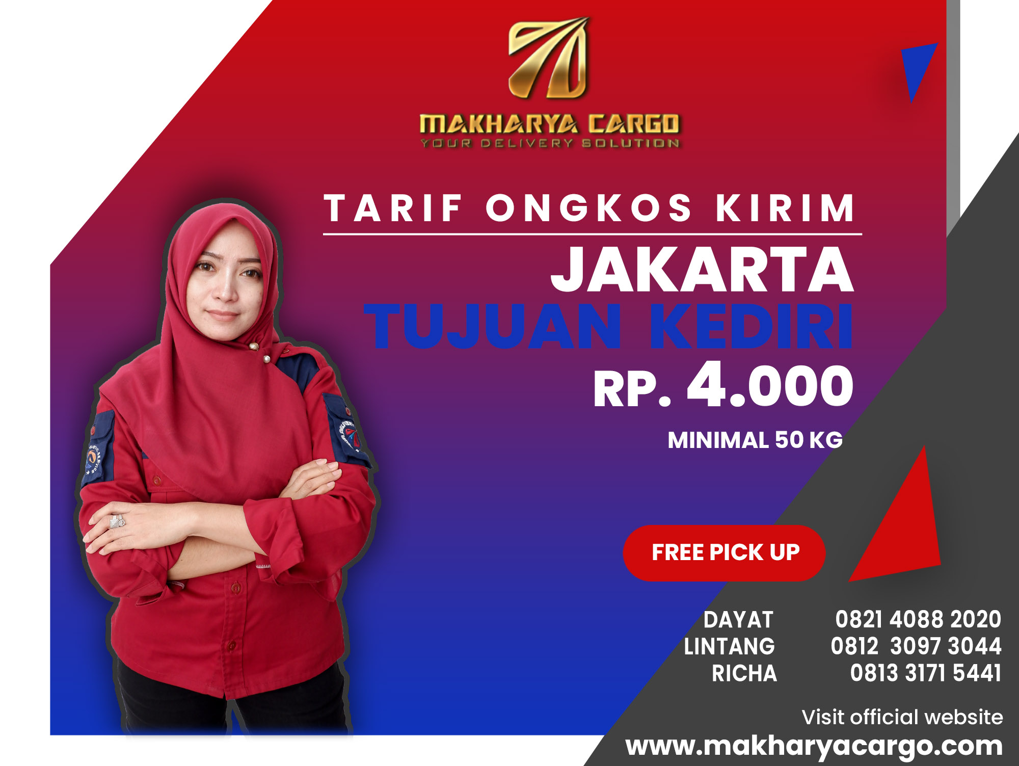 Tarif Ongkos Kirim Jakarta Kediri Gratis Jemput Barang 2021 1 Tarif Ongkos Kirim Jakarta Kediri