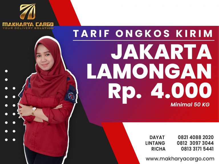 Tarif Ongkos Kirim Jakarta Lamongan Gratis Jemput Barang 2021