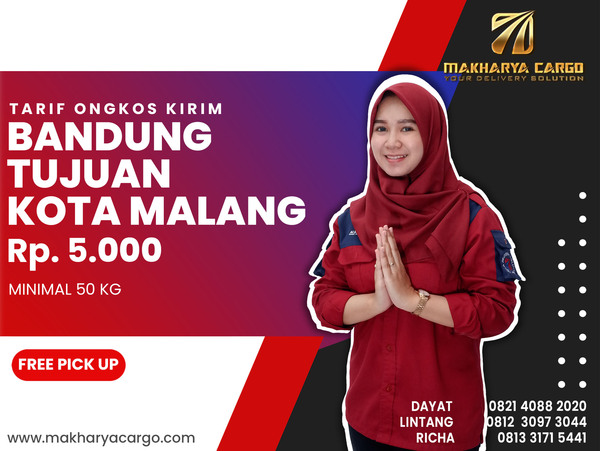 Tarif Ongkos Kirim Bandung Kota Malang