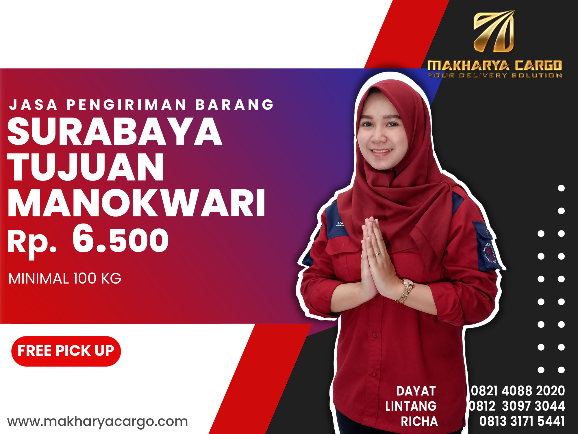 Tarif Ongkos Kirim Surabaya Manokwari Ongkir Rp6500 Termurah