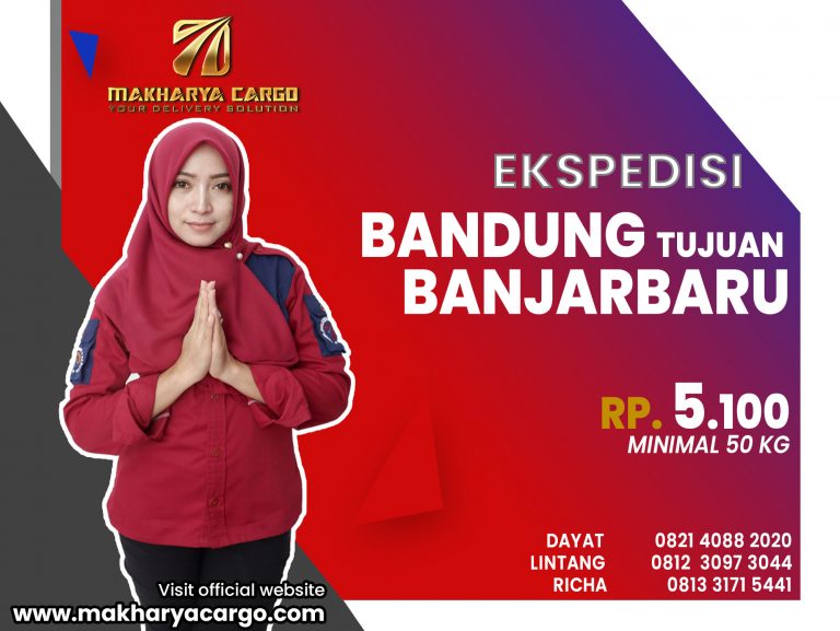 Ekspedisi Bandung Banjarbaru Gratis Jemput Barang 2021