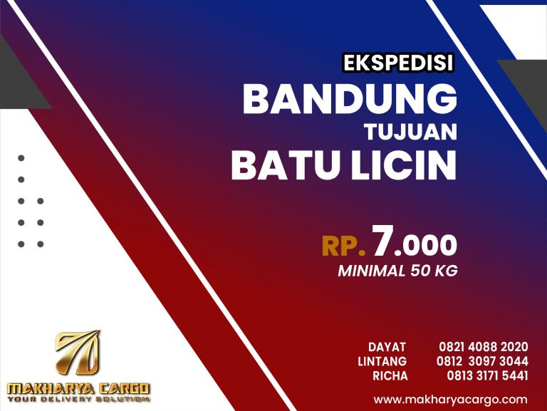 Ekspedisi Bandung Batu Licin Gratis Jemput Barang 2021
