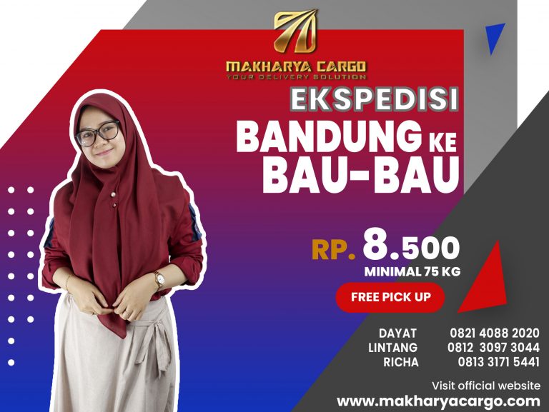 Ekspedisi Bandung Bau-Bau Gratis Jemput Barang 2021