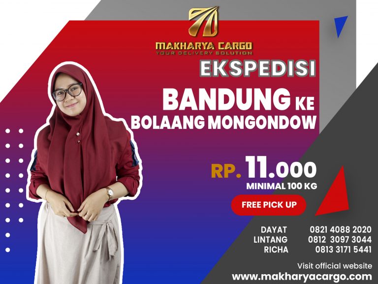 Ekspedisi Bandung Bolaang Mongondow Gratis Jemput Barang 2021