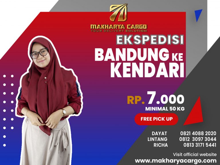 Ekspedisi Bandung Kendari Gratis Jemput Barang 2021