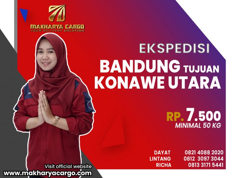 Ekspedisi Bandung Konawe Utara Gratis Jemput Barang 2021