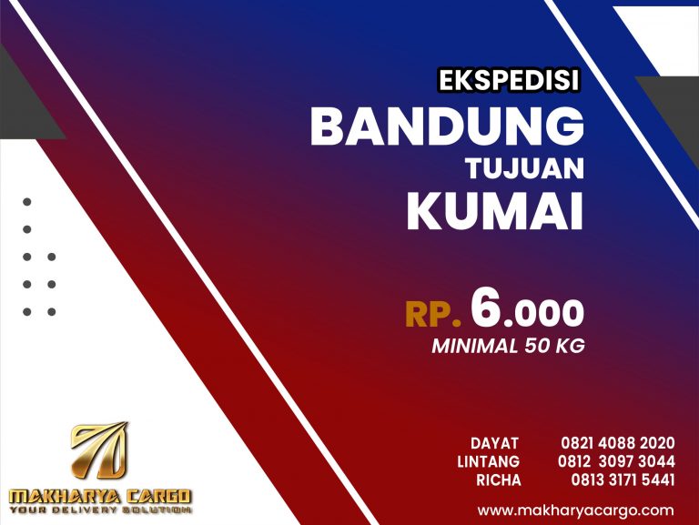 Ekspedisi Bandung Kumai Gratis Jemput Barang 2021