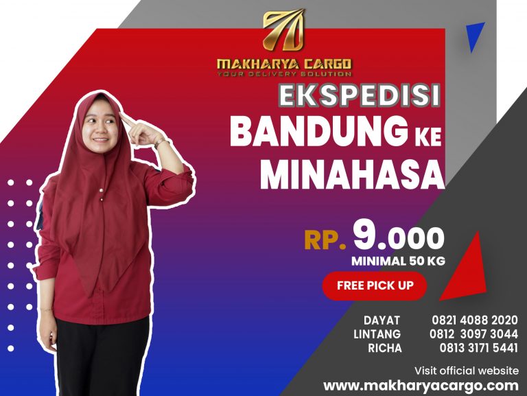 Ekspedisi Bandung Minahasa Gratis Jemput Barang 2021