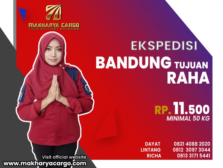 Ekspedisi Bandung Raha Gratis Jemput Barang 2021