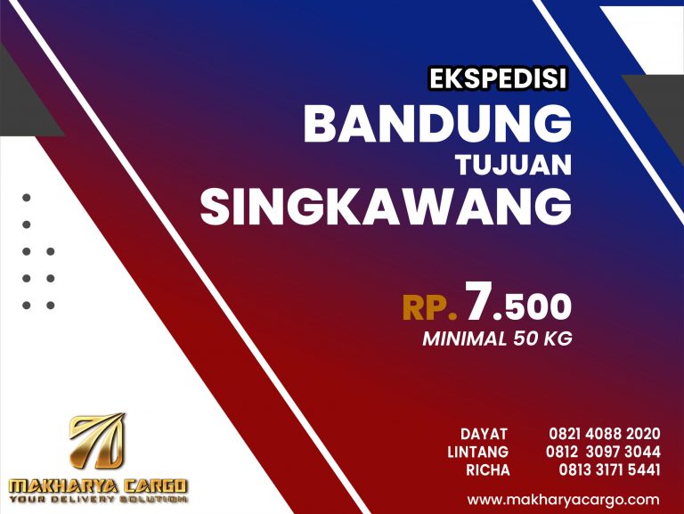 Ekspedisi Bandung Singkawang Gratis Jemput Barang 2021