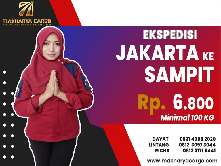 Ekspedisi Jakarta Sampit Gratis Jemput Barang 2021