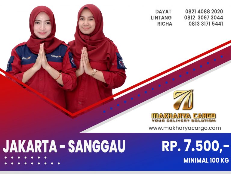 Ekspedisi Jakarta Sanggau Gratis Jemput Barang 2021