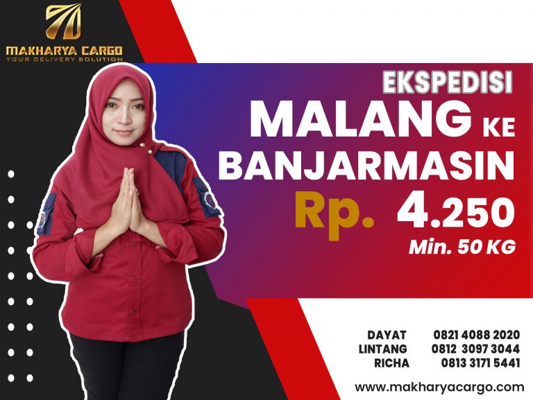Ekspedisi Malang Banjarmasin Gratis Jemput Barang 2021