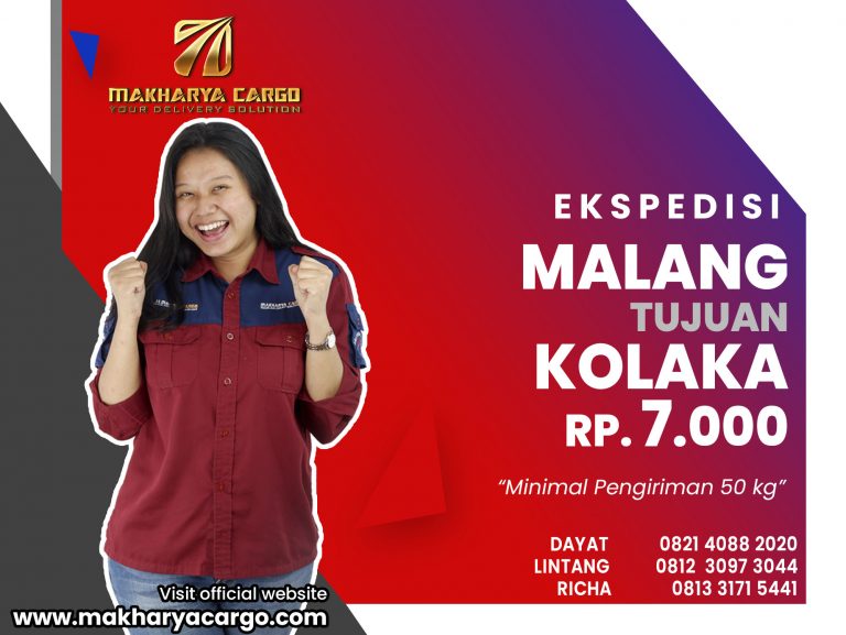 Ekspedisi Malang Kolaka Gratis Jemput Barang 2021