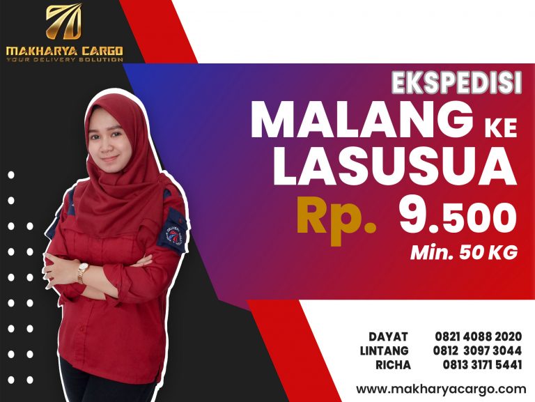 Ekspedisi Malang Lasusua Gratis Jemput Barang 2021