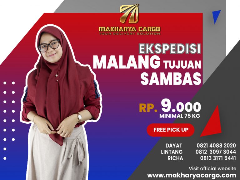 Ekspedisi Malang Sambas Gratis Jemput Barang 2021