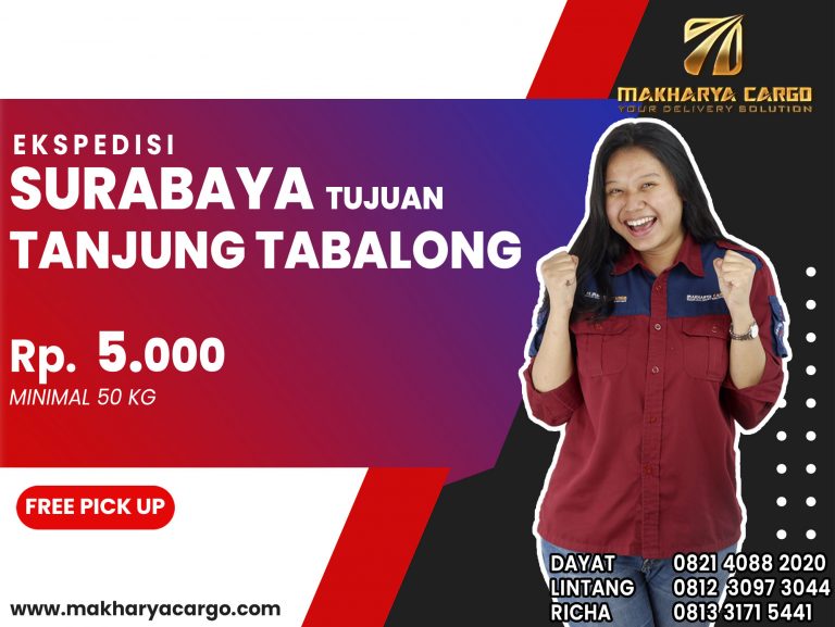 Ekspedisi Surabaya Tanjung Tabalong Gratis Jemput Barang 2021