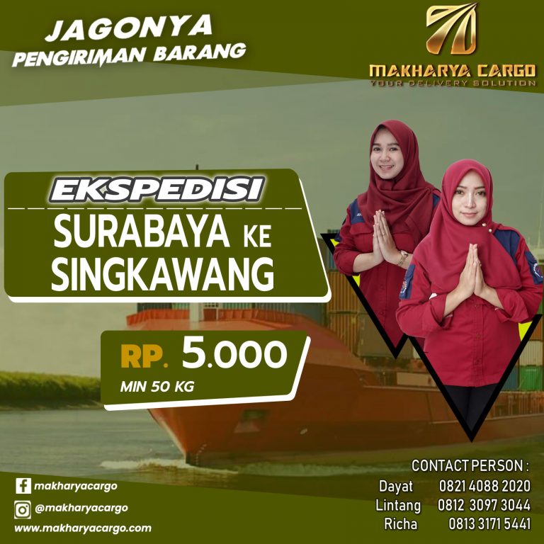 Ekspedisi Surabaya Singkawang Gratis Jemput Barang 2021