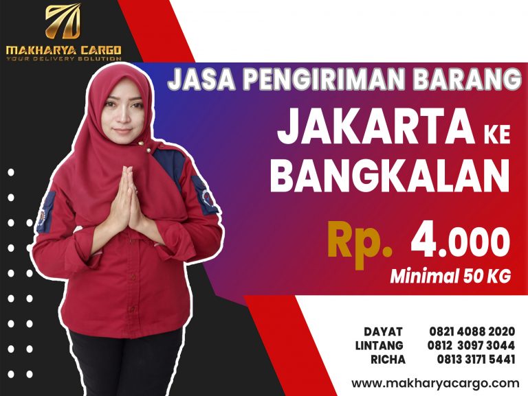Jasa Pengiriman Barang Jakarta Bangkalan Gratis Jemput Barang 2021