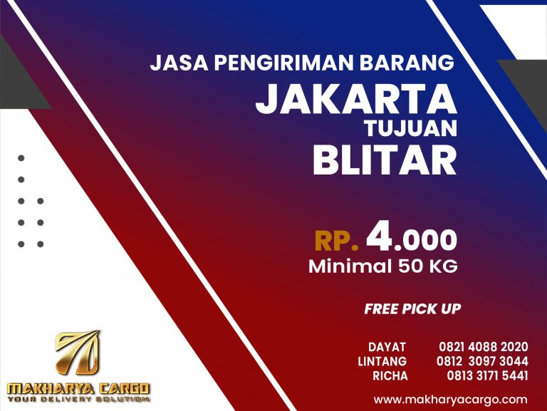 Jasa Pengiriman Barang Jakarta Blitar Gratis Jemput Barang 2021