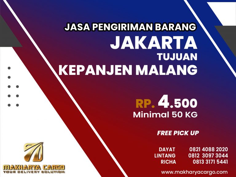 Jasa Pengiriman Barang Jakarta KepanjenMalang Gratis Jemput Barang 2021