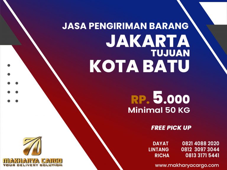 Jasa Pengiriman Barang Jakarta Kota Batu Gratis Jemput Barang 2021