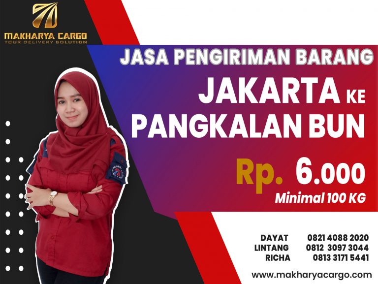 Jasa Pengiriman Barang Jakarta Pangkalan Bun Gratis Jemput Barang 2021
