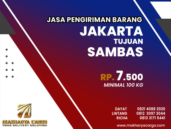 Jasa Pengiriman Barang Jakarta Sambas